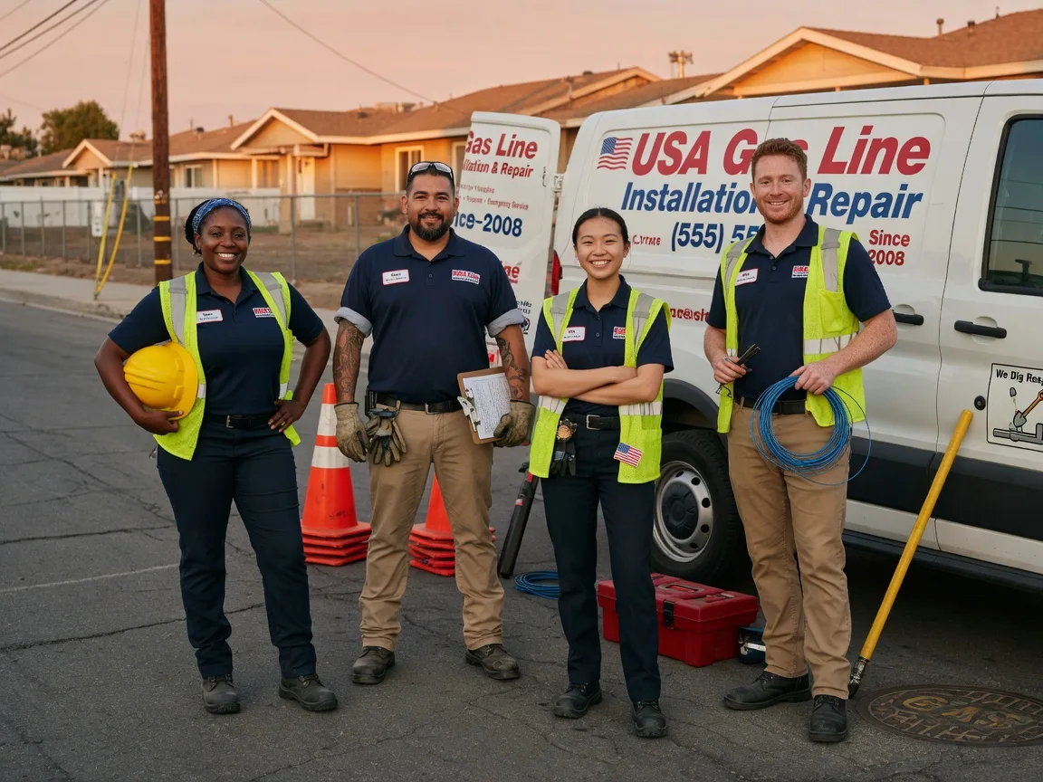 Gas Line Installation company in Wing, AL